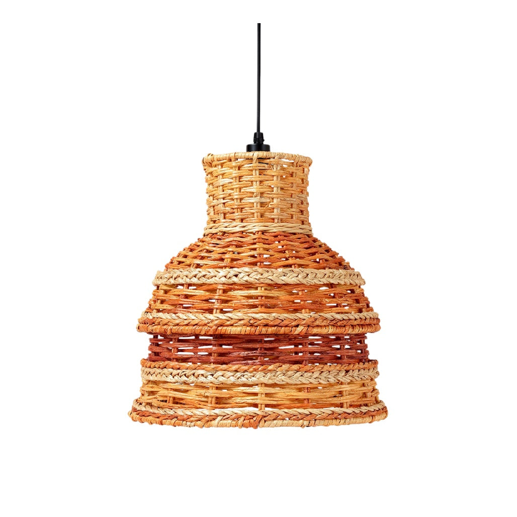 **Lampa wisząca z plecionki naturalnej**
